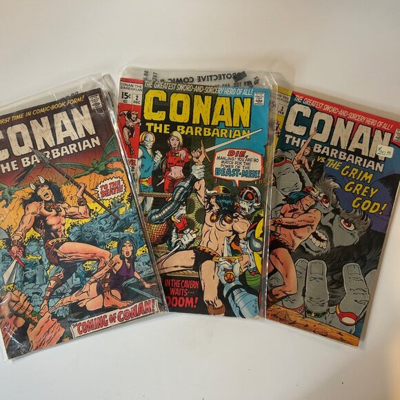 CONAN THE BARBARIAN Big Lot ORIGIN 1 - 24 Comic 1970 Marvel Comics ~ RARE Books - Picture 2 of 9